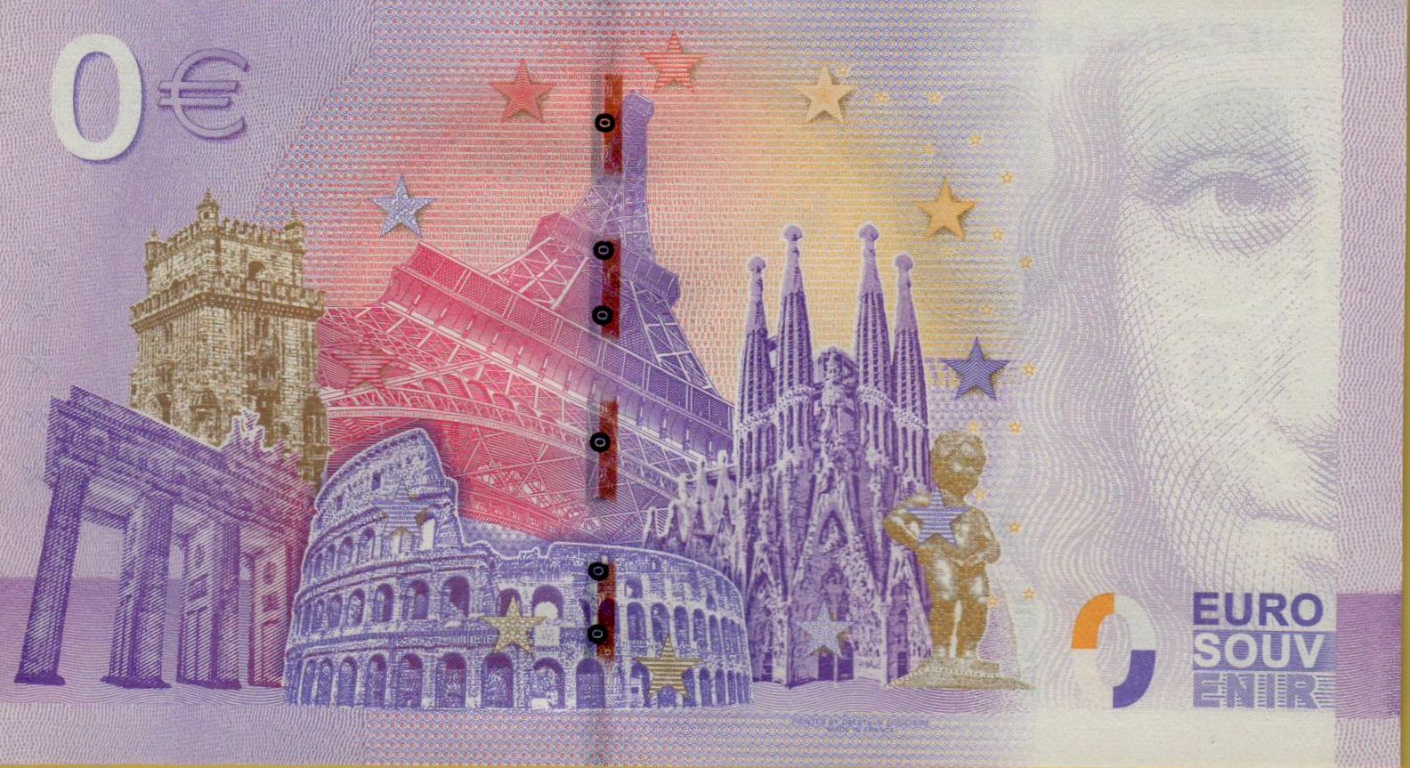 Euro (Palestine Jerusalem) 0 2022 UNC P-EURO